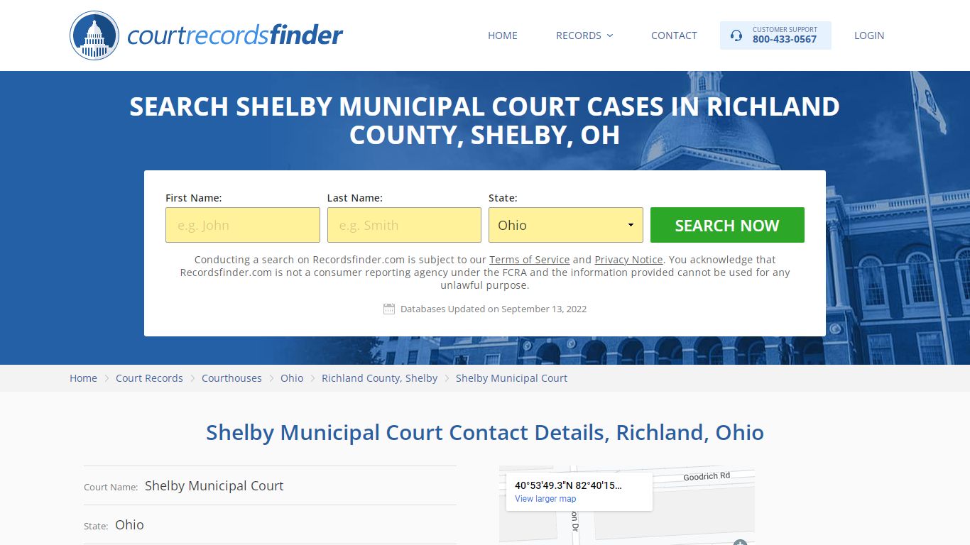 Shelby Municipal Court Case Search - RecordsFinder